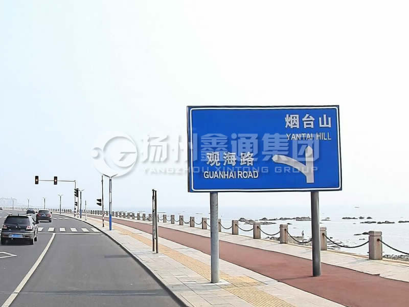 BZG-015，交通標(biāo)志桿，雙柱標(biāo)志桿