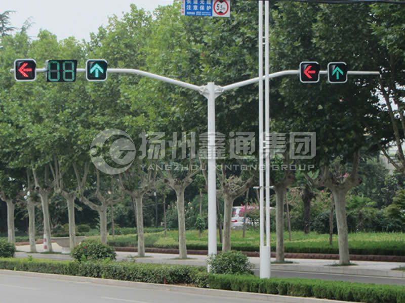 XHDG-041，Y型雙挑信號(hào)燈桿