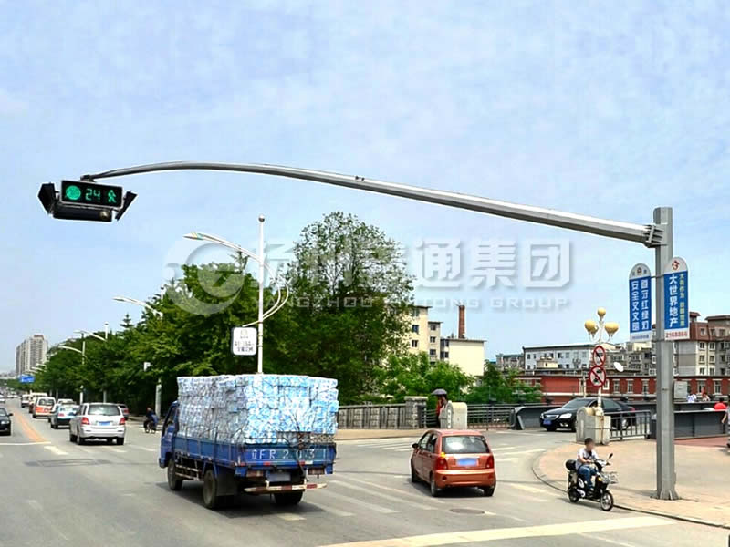 XHDG-048，吊籠式信號燈桿，吉林信號燈桿