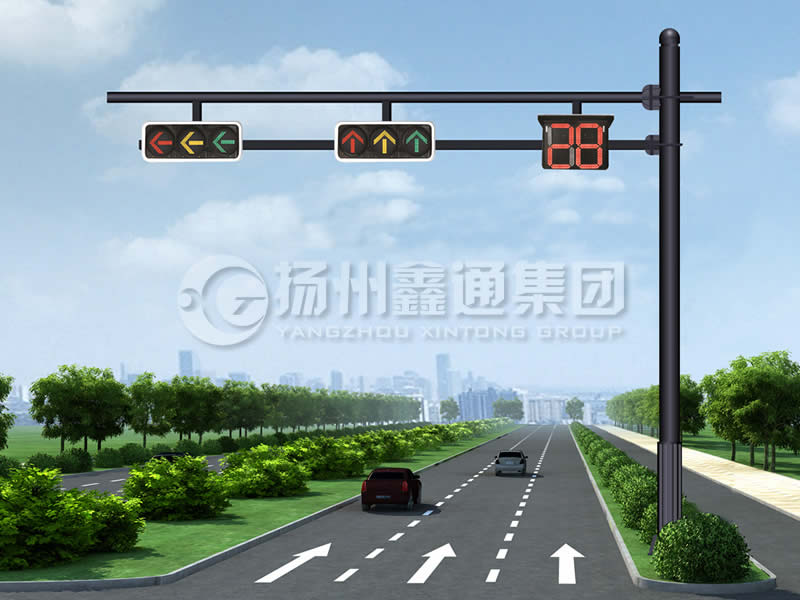 XHDG-061，F(xiàn)型信號燈桿，晉中信號燈桿